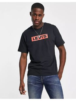 Levi's: Чёрная футболка