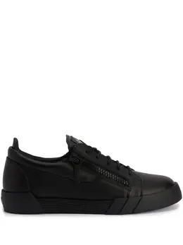 Giuseppe Zanotti: Чёрные кроссовки  The Shark 5 0