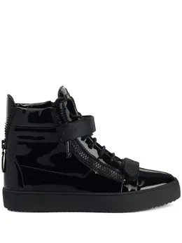 Giuseppe Zanotti: Чёрные кроссовки  Coby