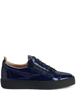 Giuseppe Zanotti: Голубые кроссовки  Frankie