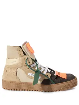 Off-White: Бежевые кроссовки  Off Court