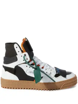 Off-White: Чёрные кроссовки  Off Court