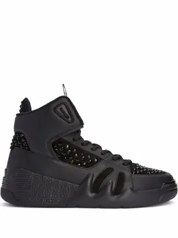 Giuseppe Zanotti: Чёрные кроссовки  Talon