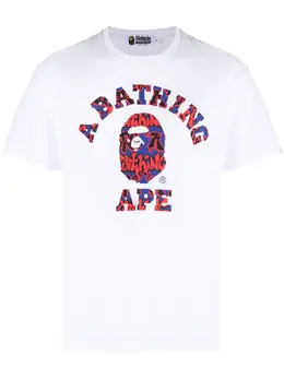 A BATHING APE®: Футболка с принтом 