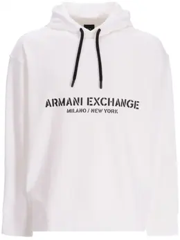 Armani Exchange: Толстовка с принтом 