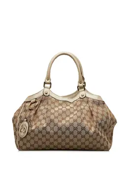 Gucci Pre-Owned: Коричневая сумка-шоппер