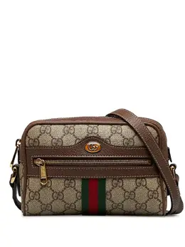 Gucci Pre-Owned: Коричневая сумка через плечо