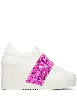 Valentino Garavani: Белые кроссовки 