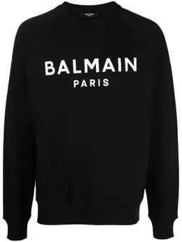 Balmain: Свитшот с принтом