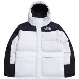 The North Face: Белый пуховик 