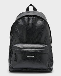 Balenciaga: Чёрный рюкзак  Explorer