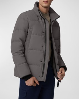 Canada Goose: Пуховик  Wyndham с капюшоном