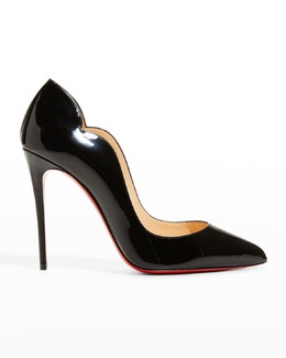 Christian Louboutin: Чёрные туфли  Hot Chick 100