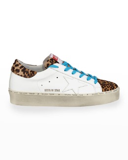 Golden Goose: Белые кроссовки  Hi Star