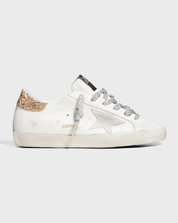 Golden Goose: Белые кеды  Superstar