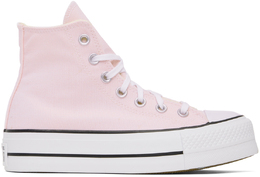 Converse: Розовые кроссовки  Chuck Taylor All Star Lift