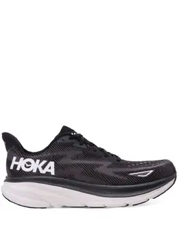 Hoka One One: Чёрные кроссовки 