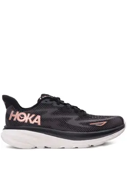 Hoka One One: Чёрные кроссовки 