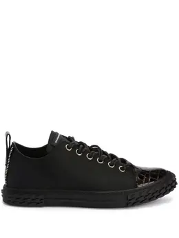 Giuseppe Zanotti: Чёрные кроссовки  Frankie