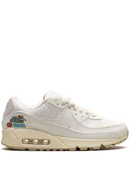 Nike: Светлые кроссовки  Air Max 90