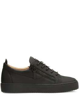 Giuseppe Zanotti: Чёрные кроссовки  Frankie