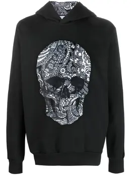 Philipp Plein: Чёрная толстовка  Skull