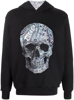 Philipp Plein: Чёрная толстовка  Skull