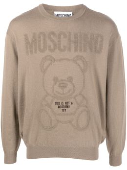 Moschino: Трикотажный свитер 