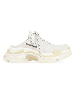 Balenciaga: Белые туфли Triple S