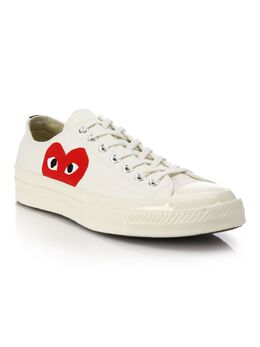 Comme Des Garçons Play: Белые кроссовки Play