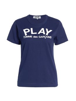 Comme Des Garçons Play: Синяя футболка Play