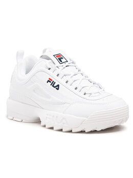 FILA: Белые кроссовки Disruptor