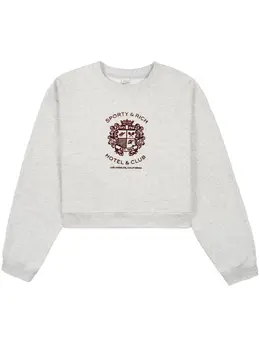 Sporty & Rich: Светлый свитшот 