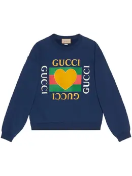 Gucci: Хлопковый свитшот Signature