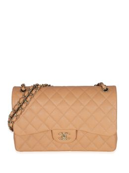 CHANEL Pre-Owned: Бежевая сумка 