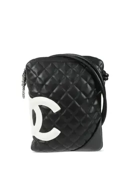 CHANEL Pre-Owned: Чёрная сумка через плечо