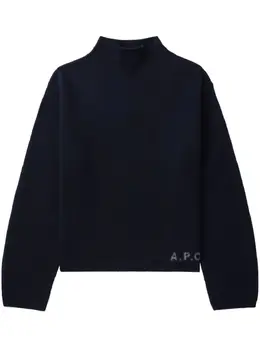 A.P.C.: Свитер с принтом 