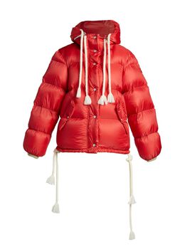 Moncler Genius: Красный пуховик