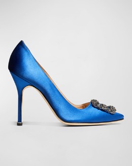 Manolo Blahnik: Чёрные туфли  Hangisi 105