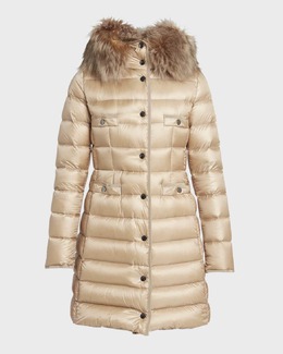 Moncler: Длинный пуховик 