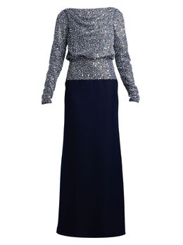 Tadashi Shoji: Платье с вышивкой