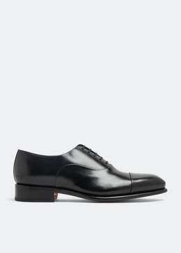 Santoni: Чёрные туфли 