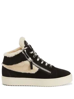 Giuseppe Zanotti: Чёрные кроссовки  Kriss