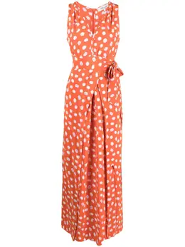 DVF Diane von Furstenberg: Платье с принтом 