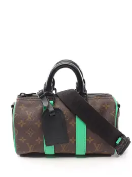 Louis Vuitton: Коричневая сумка-шоппер Keepall