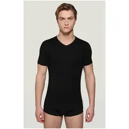BIKKEMBERGS: Футболка с v-образным вырезом 
