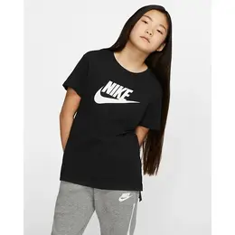 NIKE: Чёрная футболка Sportswear