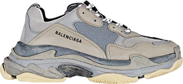 Balenciaga: Серые кроссовки  Triple S