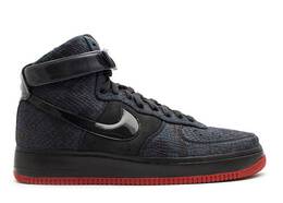 Nike: Чёрные кроссовки  Air Force 1