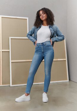 Levi's: Джинсы на пуговицах 